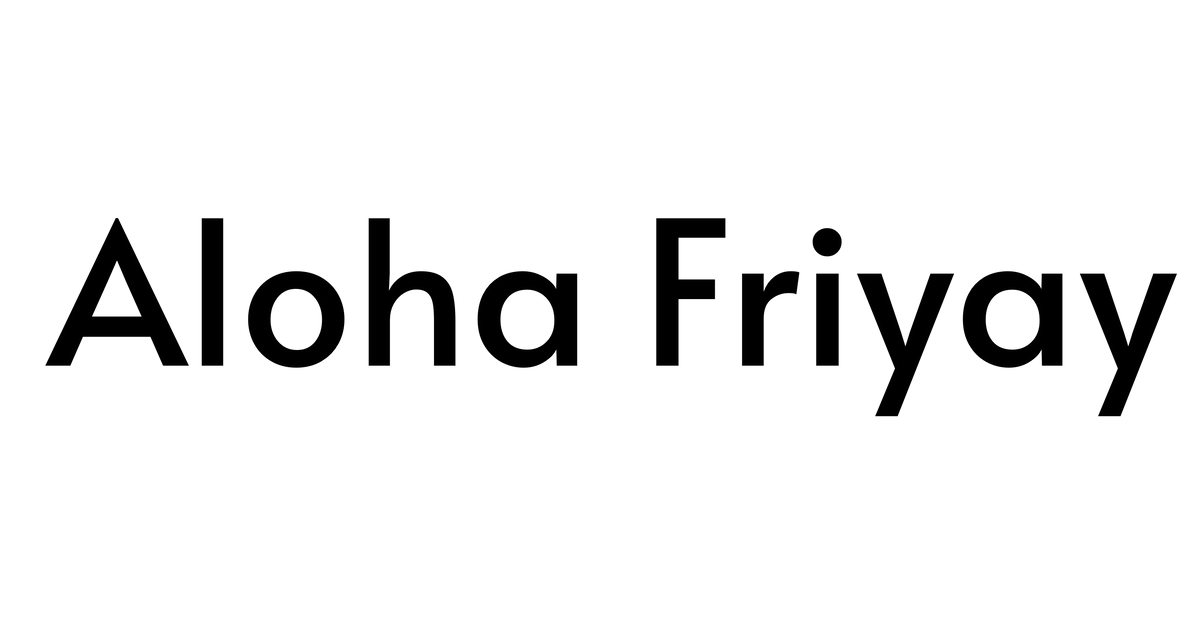 Products – Aloha Friyay