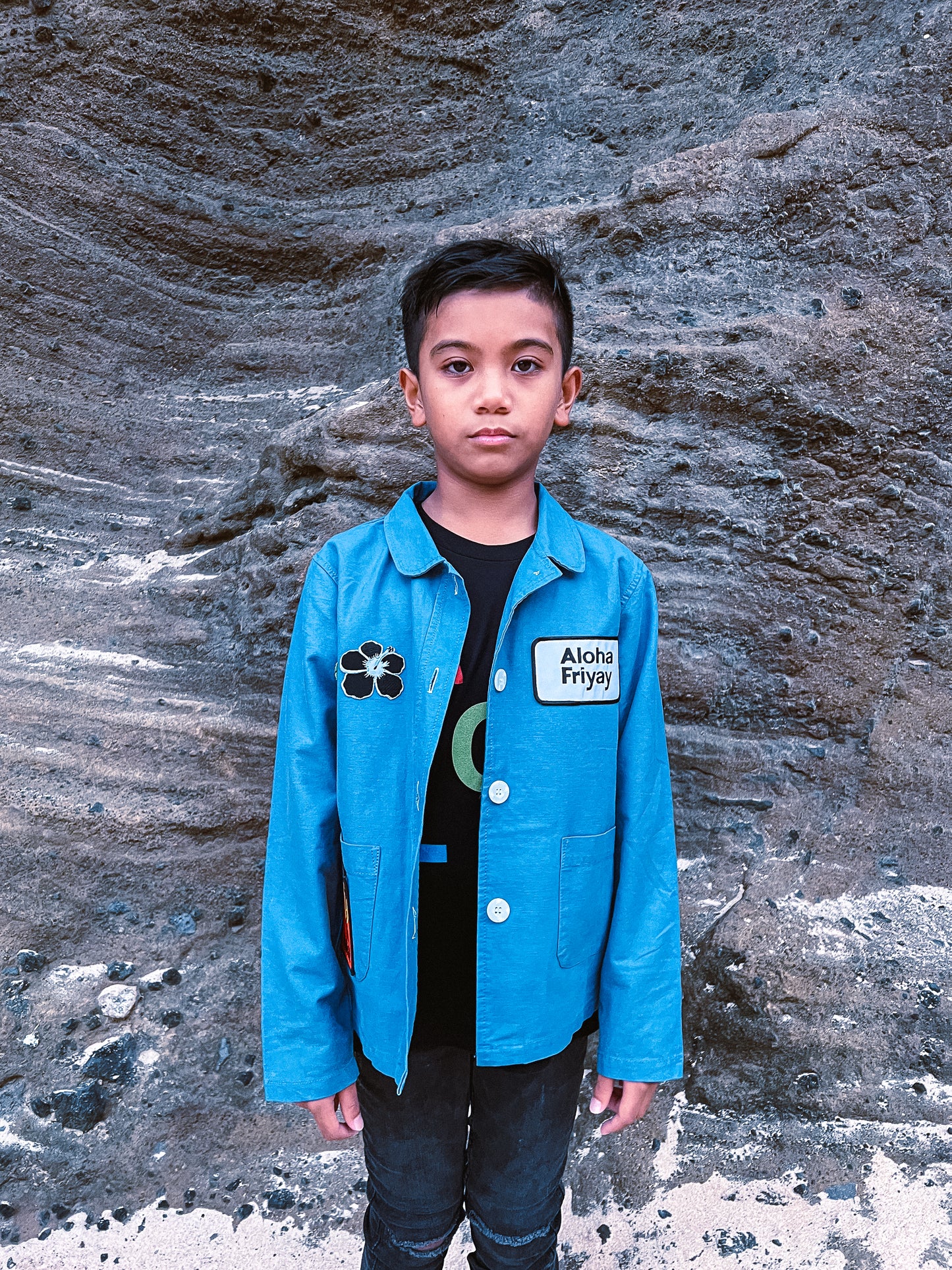 Aloha Friyay patch jacket