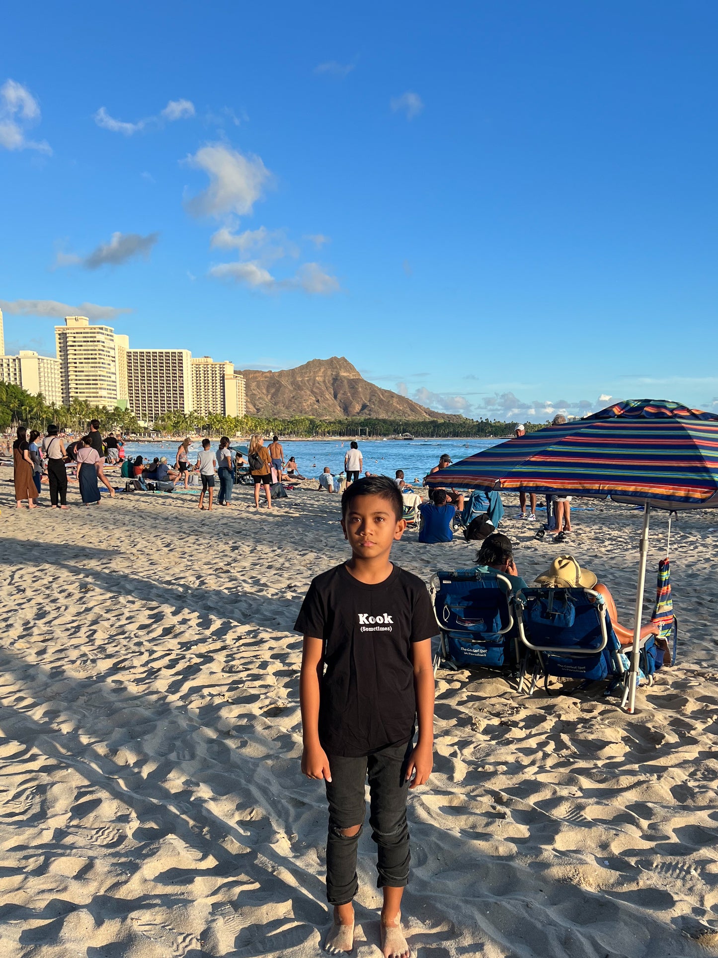 Kook embroidered Toddler T-shirt