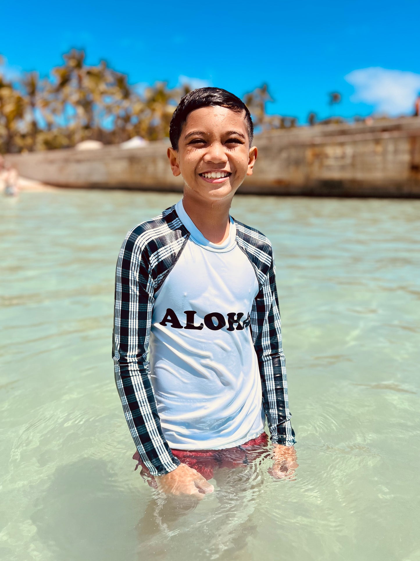 Palaka Aloha Friyay Youth Rash Guard