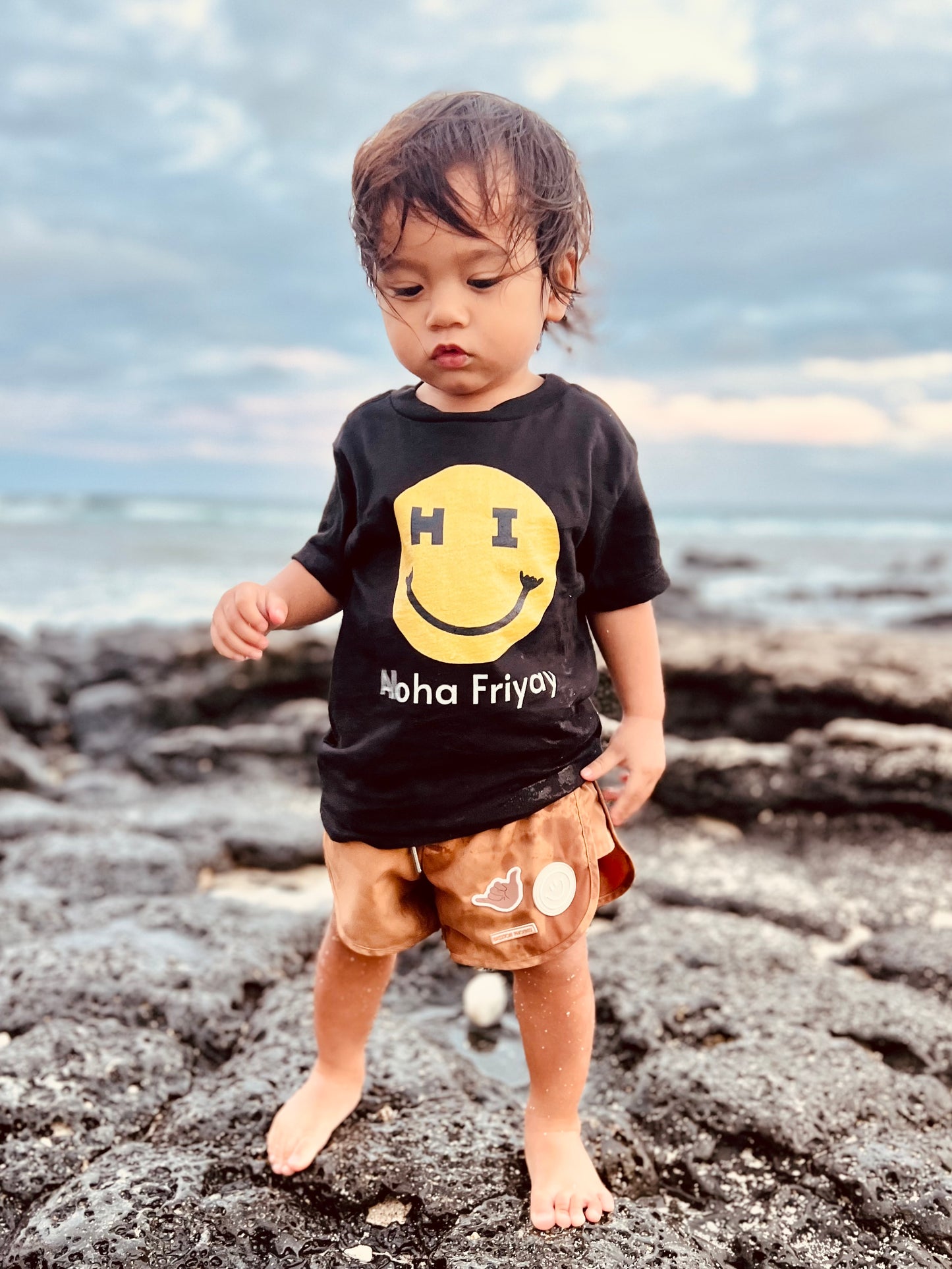 HI face Toddler T-shirt