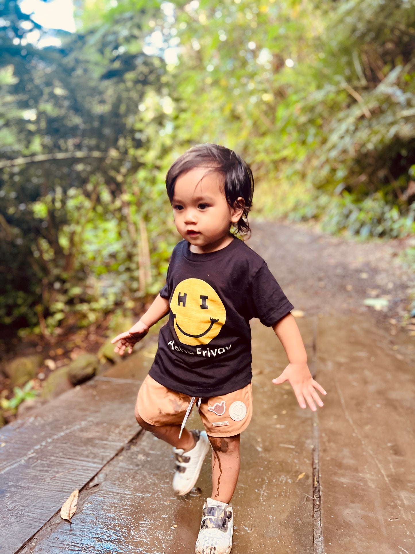 HI face Toddler T-shirt