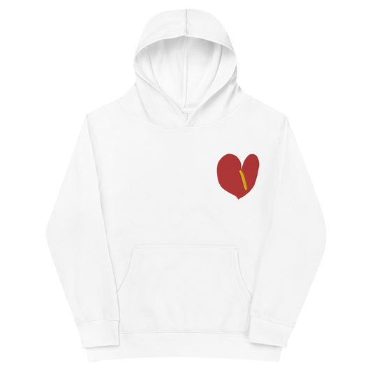 Anthurium embroidered hoodie